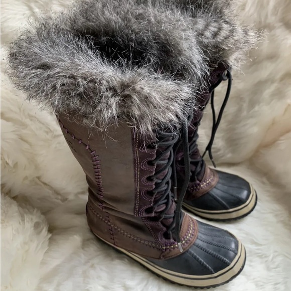 Sorel Cate the Great Womens 7 Rare Winter Boots Excellent - Picture 3 of 12
